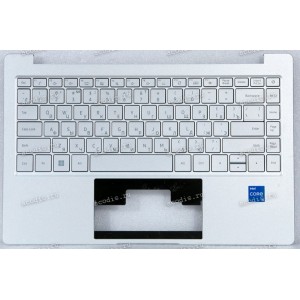 Palmrest Machenike MachCreator 14 Intel Gen 11 MC-14i511320HF60HSM00RU, MC-14i711390HF60HSM00RU, IP3 серебристый (DOK-6502D, NB-17 6502D, XN1-Y-G141, AMR11965-PCT1336U-6-FT9369-S-210416, ZENIA/CN1G-140M) с нерабочей клавиатурой