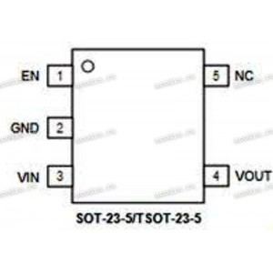 Микросхема GMT G9090-180T11U SOT-23-5 QCI AL909018000 LDO REG. (990F9, 990FS, Asus p/n: 06007-01840100) NEW original