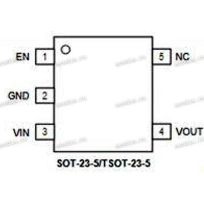 Микросхема GMT G9090-180T11U SOT-23-5 QCI AL909018000 LDO REG. (990F9, 990FS, Asus p/n: 06007-01840100) NEW original