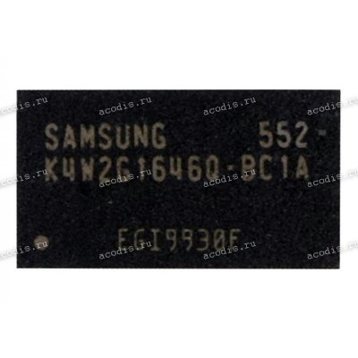 Микросхема Samsung K4W2G1646Q-BC1A GDDR3 128M*16 1.35V FBGA-96 (Asus p/n: 03007-00030300) NEW original