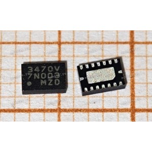 Микросхема Silego SLG3NB3470V TQFN-16 CLOCK GEN. (3470V 7N003 MZD, Asus p/n: 06011-00130700) NEW original