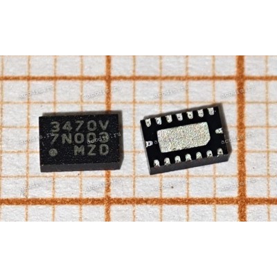 Микросхема Silego SLG3NB3470V TQFN-16 CLOCK GEN. (3470V 7N003 MZD, Asus p/n: 06011-00130700) NEW original