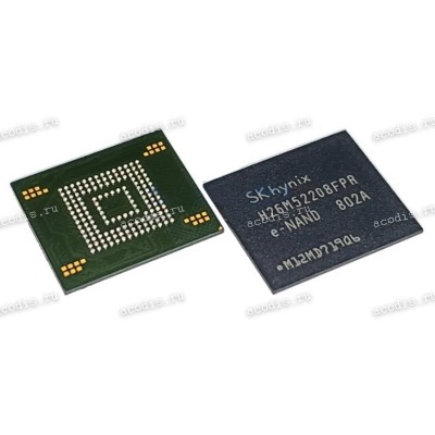 Микросхема SKhynix H26M52208FPR, H26M52208FPRQ 16G FBGA153 FW:0XA4 FLASH (Asus p/n: 03100-00017200) NEW original