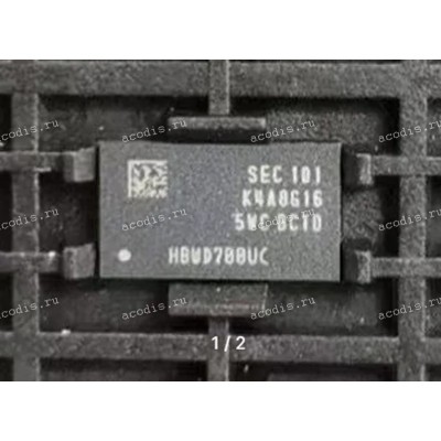 Микросхема Samsung K4A8G165WC-BCTD FBGA96 DDR4 2666 512M*16 1.2V (Asus p/n: 03012-00020700) NEW original