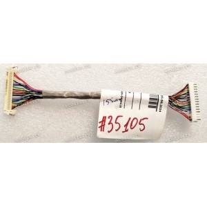 LCD LVDS шлейф мониторный 30 pin, шаг 1.0 mm, длина 155 mm Asus LCD Monitor VP247QG LVDS CABLE LMT TPV 395GLM3030X6360000 (14011-01251300) NEW original