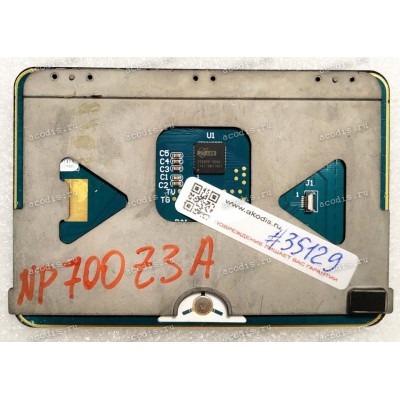 TouchPad Module Samsung NP700Z3A with holder with dark silver cover
