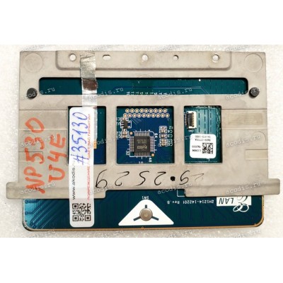 TouchPad Module Samsung NP530U4E (2H1214-142201 Rev.B, BA59-03700A) with holder with dark blue cover
