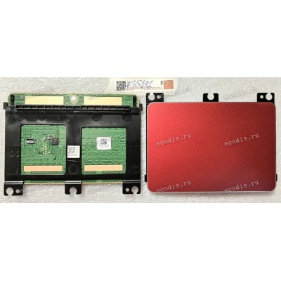 TouchPad Module Asus X509MA-1R (p/n: 90NB0Q34-R90010, 04060-01820300, EBXKR005010) with holder with red cover