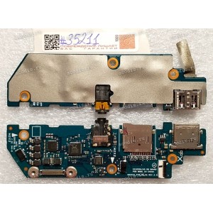 USB & Audio board Asus UX425QA (p/n: 90NB0TV0-R10010, NB2563_PCB_DB_V4 REV. 3. 0)