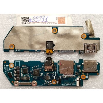 USB & Audio board Asus UX425QA (p/n: 90NB0TV0-R10010, NB2563_PCB_DB_V4 REV. 3. 0)