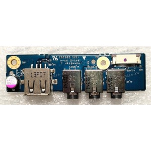 USB & Audio board Clevo W370ST W350ST, DNS W370ET 0170717, W370ST, GigaByte P27K, Sager W370ST (2ZR13-00403-C40S, 6-71-W35S8-D01, 6-43-W3700-022-11)