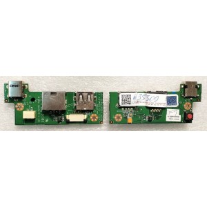 DC Jack board & USB & RJ-45 & Power botton ECS C42II, GigaByte E1425M (2ZR10-00618-E20S, 80G3C4230-10, 35G3C4230-10, C42II IO BD REV:01, EET-4 E246995)