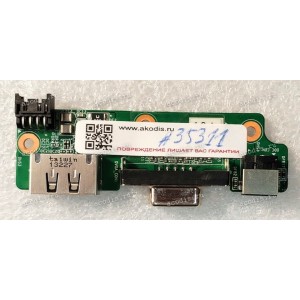 DC Jack board & VGA & eSATA Gigabyte P25, R2552 (5C2556WIDR-00-10A) GigaByte GC-2556WIO REV: 1.0