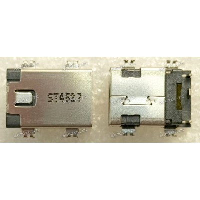 DC Jack Asus TP550LA, TP550LD, X451CA, X451MA, X551CA, X551MA (p/n 12014-00105600) DC POWER JACK 3P 1.6CH SUNK  / SANTA/328922-1