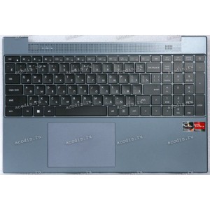 Keyboard Digma Pro Breve DN15R5-8DXW04 + topcase (F0006-052 MB3501052) (Black/Gray/Matte/RUO/LED)