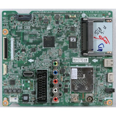 Mainboard LG 32LB5**V, 32LB561V, 32LB565V (EBU62356106, 522L005X-0004, LC43B / LD43B / LB43T EAX65388006(1.0), EBL661400501 TDJM-G101D 1409C15112, 4D2L00JQ-0005)
