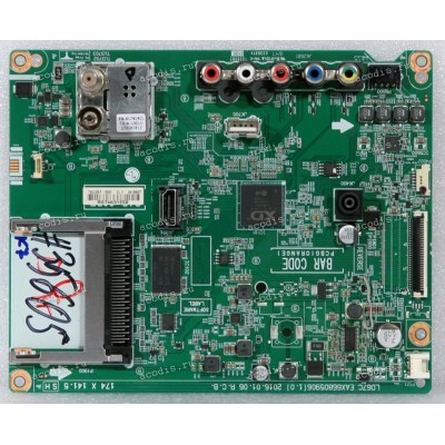 Mainboard LG 32LH510U.AMCB, 32LH510U.ARUB, 32LH510V, 32LH513U.ARUB, 32LH519U.ARUB, 32LH520U.ARUB (EBU64188607, EBU63717801, LC67C EAX66805906(1.0), EBL61741401 TDJA-G301D, 742L00CF-0003) Chip LG XD ENGINE LGE6351