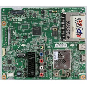 Mainboard LG 42LB552V, 49LB551V, 42LB551V, 32LB551 (EBU62356104, LC43B/LD43B/LB43T EAX65388006(1.0), 7008 T33 V107, 04EZ58526FA, L14-TU3701, EBL61400501 TDJM-G101D, 521L00AD-0004, EBR78630004) Chips LG XD ENGINE LGE2134, Toshiba TC58NVG0S…., TAS5733