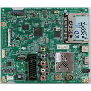 Mainboard LG 42LB620V, 42LB628V, 42LB629V, 49LB62V, 49LB629V (EBU62356105, LC43B/LD43B/LB43T EAX65388005(1.0), L14-TU3701, EBL61400501 TDJM-G101D, 472L013F-0002) Chips LG XD ENGINE LGE2131, SKhynix H27U1G8F…., SKhynix H5TQ1G63EFR-PBC