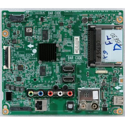 Mainboard LG 43LH59*, 49LH595V, 43LH595V, 49LH590V (EBT64244621, EBU63714521, LD66L/Z EAX66873003(1.0), EBL61741401 TDJA-G301D, 712L00KQ-0003, 692L00HQ-0001, 782L00JX-0002) Chips SEC K4B4G1646E-BCNB *2