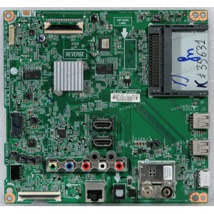 Mainboard LG 43LJ610V (EBT64618121, LD75M/LD75H EAX67129604(1.0), EBL61840901 TDJA-G501D, 7N2L000B-0001) Chips SEC K4B4G1646E-BCNB *2, DTA2010M, 100GEA