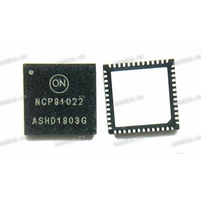 Микросхема ON Semiconductor NCP81022N, NCP81022NMNTXG QFN52 PWM CONTROLLER (Asus p/n: 06018-01290000, 06095-00900100,  06095-00990100) NEW original