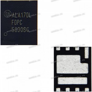 Микросхема ON Semiconductor FDPC5030SG (PQFN8 5x6) CASE 483AR (Asus p/n: 07005-02150000) Dual N-Channel MOSFET 30V 56A POWER CLIP 5X6 NEW