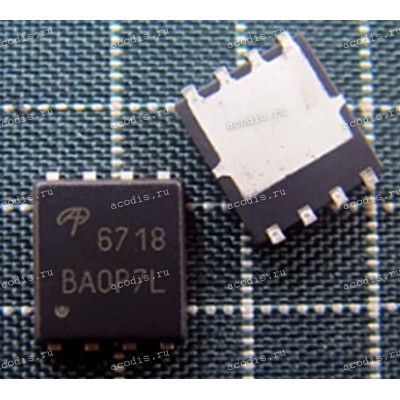 Транзистор Alpha&Omega AON6718 30V 80A DFN5X6 N-Channel Enhancement Mode Field Effect Transistor