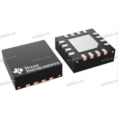 Микросхема Texas Instruments TLV62090RGTR (SBV, SBW) QFN-16 3A High Efficient Synchronous Step Down Converter with DCS Control