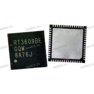 Микросхема RichTek RT3609B, RT3609BE, RT3609BEGOW, RT3609BE-GOW QFN-60, WQFN-60L(7*7) (Asus p/n: 06095-02800000) NEW original