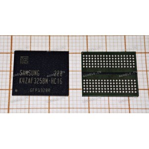 Микросхема Samsung K4ZAF325BM-HC16 GDDR6 2GB GDDR6 512*32 16 1.35V FBGA180 (Asus p/n: 03014-00020300) NEW original Микросхема Samsung K4ZAF325BM-HC16 GDDR6 2GB GDDR6 512*32 16 1.35V FBGA180 (Asus p/n: 03014-00020300) NEW original