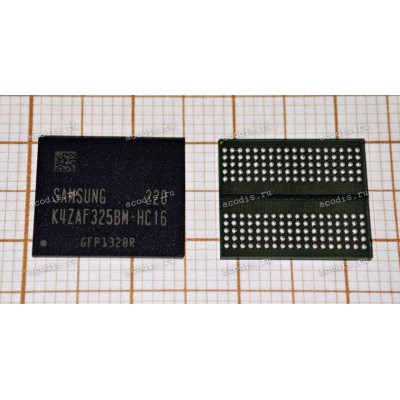 Микросхема Samsung K4ZAF325BM-HC16 GDDR6 2GB GDDR6 512*32 16 1.35V FBGA180 (Asus p/n: 03014-00020300) NEW original