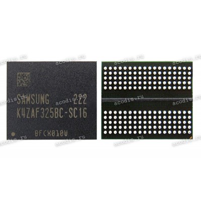 Микросхема Samsung K4ZAF325BC-SC16 GDDR6 2GB