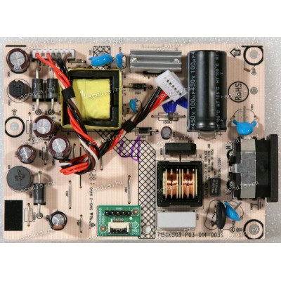 Плата БП Asus LMT VA229H POWER BOARD TPV PLPCIA571GQU6 (Asus p/n: 04020-02460300, 715G6503-P03-014-003S) Chips OZ9998MGN