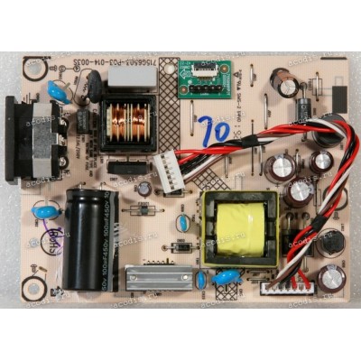 Плата БП Asus LMT VA229N POWER BOARD TPV PLPCFA571GQA6 (Asus p/n: 04020-02460200, 715G6503-P03-014-003S) Chips OZ9998MGN