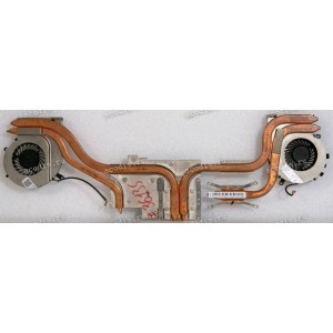 Сист.охл. MSI GE72, GE72VR, GL72, GL72VR, GP72, GP72VR, 6GF, 6RF, 7RF, MS-179Bб MS-179С Leopard Pro (PAAD06015SL-N302 PAAD06015SL-N303, PAAD06015SL-N317, PAAD06015SL-N318, E322500072A, E322500073A, E322500143A, E322500147A) 2 кулера