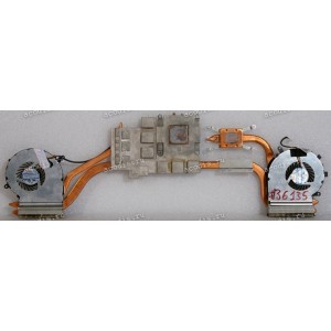 Сист.охл. MSI GE72, GE72VR, GL72, GL72VR, GP72, GP72VR, 6GF, 6RF, 7RF, MS-179Bб MS-179С Leopard Pro (PAAD06015SL-N302 PAAD06015SL-N303, PAAD06015SL-N317, PAAD06015SL-N318, E322500072A, E322500073A, E322500143A, E322500147A) 2 кулера