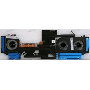 Сист.охл. Acer Predator Triton 500 PT515-51 (24.Q50N1.001, 24.Q50N1.002, 24Q50N1001, 24Q50N1002, 9613S4R, 9723S4R, CSI4600GY010001, CSI4600GY0I0001, ND75C23-18K03, NS65C11-18K04) 3 кулера