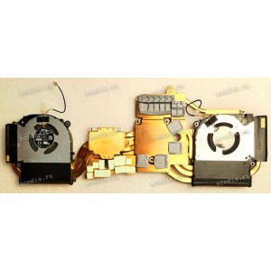 Сист.охл. Clevo V150, Machenike L15, L15C 15.6" (p/n 6-31-V15RN-101) 2*4 pin 12V