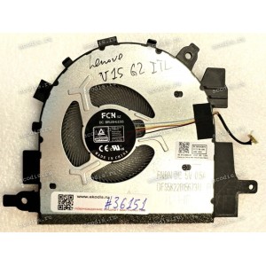 Кулер Lenovo 3 V15 G2 ITL, G4  IAH (DC28000GBF0, 8S SF10R66427, FCN 1419044982 DFS5K22B15673N EP, FS5K22B15673N-FNBN)