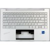 Keyboard Machenike MachCreator 14 Intel Gen 11 MC-14i511320HF60HSM00RU, MC-14i711390HF60HSM00RU, IP3 + topcase серебристая в серебристом топкейсе c подсветкой и БЕЗ тачпада (DOK-6502D, NB-17 6502D, XN1-Y-G141, AMR11965-PCT1336U-6-FT9369-S-210416, ZENIA/CN
