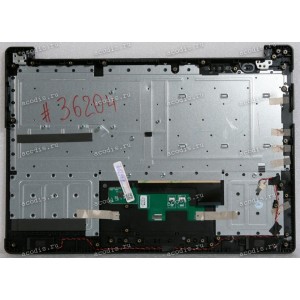 Keyboard Гравитон Н14И-ТП, Machenike 14, ThundeRobot 14, XN23-140P + topcase чёрная в чёрном топкейсе с тачпадом и колонками БЕЗ подсветки (AMR12869-PCT1366U-X6) русифицированная original