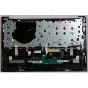 Keyboard Гравитон Н15И-Т, Machenike 15, ThundeRobot 15 + topcase чёрная в тёмно-серебристом топкейсе с тачпадом и колонками, с подсветкой (AMR12883-PCT1366U-6-FT9369-S-10-220211-VER02., MSC000082846R00209YD01, 61.1562CK915A02, PRIDE+K4576, MB3331007 2) ру
