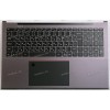 Keyboard Гравитон Н17И-Т, Machenike 17, ThundeRobot 17 + topcase чёрная в тёмно-серебристом топкейсе с тачпадом и колонками, с подсветкой (AMR14992-PCT1366U-6-FT9369-S-10-230208(Ver02), XN1G-173M, HS173 X317M UK VER:01) русифицированная original Keyboard Гравитон Н17И-Т, Machenike 17, ThundeRobot 17 + topcase чёрная в тёмно-серебристом топкейсе с тачпадом и колонками, с подсветкой (AMR14992-PCT1366U-6-FT9369-S-10-230208(Ver02), XN1G-173M, HS173 X317M UK VER:01) русифицированная original