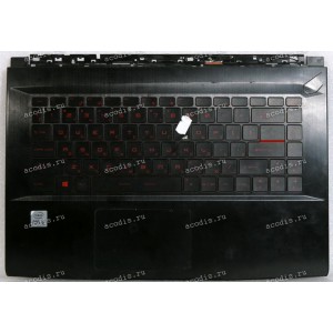 Keyboard MSI-16W2 GF65 10UE-287RU чёрный матовый русифицированная (2105Z2120)+Topcase