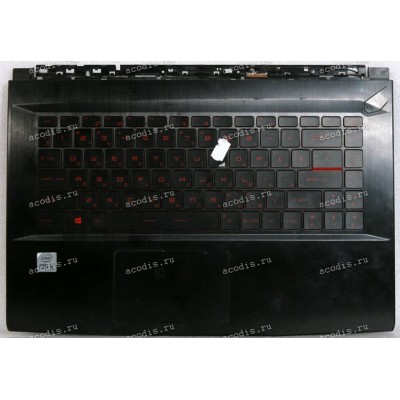 Keyboard MSI-16W2 GF65 10UE-287RU чёрный матовый русифицированная (2105Z2120)+Topcase
