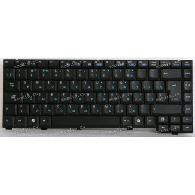 Keyboard Asus A3, A3G/H/L/N, A3000, A6000*,A6*, Z9, Z9100 чёрная матовая русифицированная (04GNA51KRUS, 04GNLA1KRU00, 9J.N6882.10R)