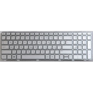 Keyboard HP Pavilion dv6-6000 серебристая русифиц, горизонт Enter (V122630BS1, 665938-251)