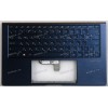 Keyboard Asus UX334FL-3B синий, русифицированный (90NB0MW3-R31RU0, 13N1-96A0811)+Topcase Keyboard Asus UX334FL-3B синий, русифицированный (90NB0MW3-R31RU0, 13N1-96A0811)+Topcase