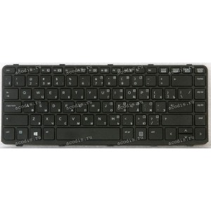 Keyboard HP ProBook 430 чёрный матовый русифицированная (767470-251, PK131591A06, 7J1480, 9ZN9JSC.C0R)